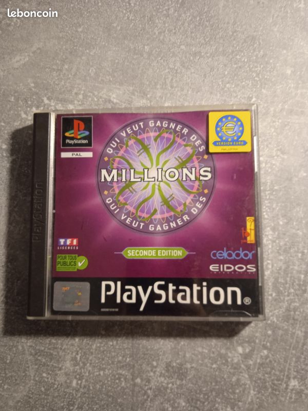 Jeu ps1 Qui veut gagner des millions - Jeux vidéo