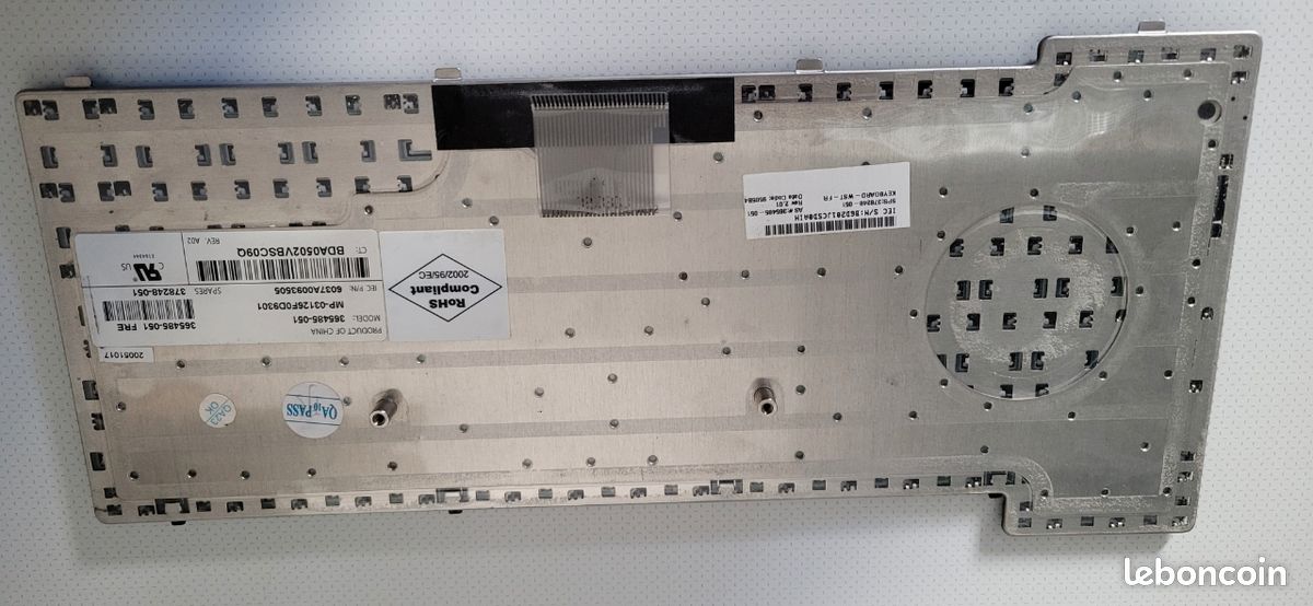 Dalle et clavier pc compaq HP nc120HP nc 6120 (image 5)