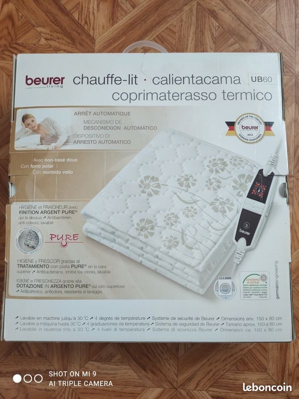 Chauffe lit, Beurer, 1 personne (150x80) (image 1)