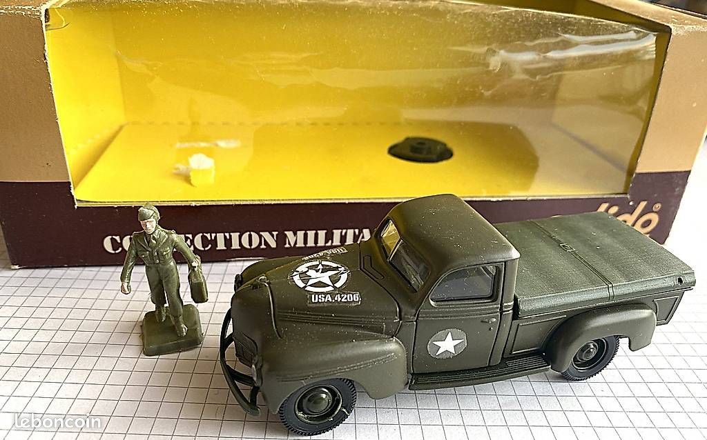 Solido 1/50 – Dodge Pick-up US – Édition Limitée 50e Anniversaire Libération WW2 – Neuf