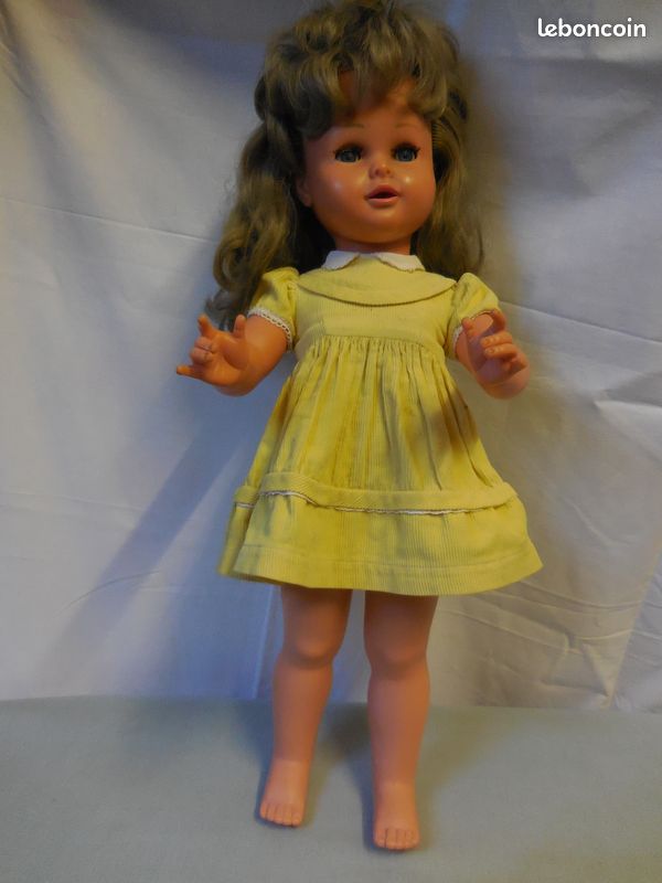 Poupée Raynal Elisa  Lilou Noire  1972 34 cm Vintage