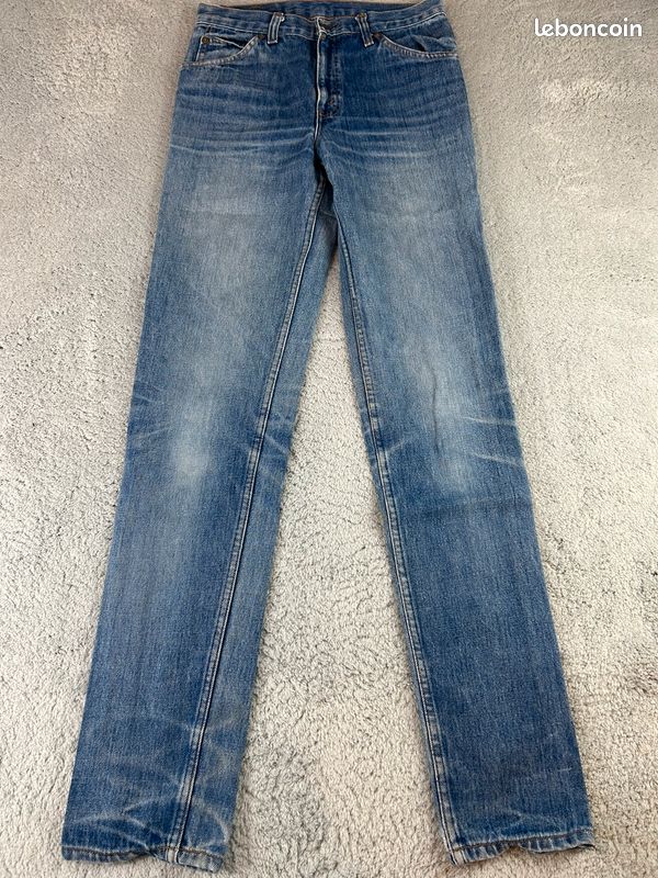 Jean Levi's 639 made in France Bleu Coupe Droite pour femme W31 FR40/42 L34 #LEV.1909 (image 4)