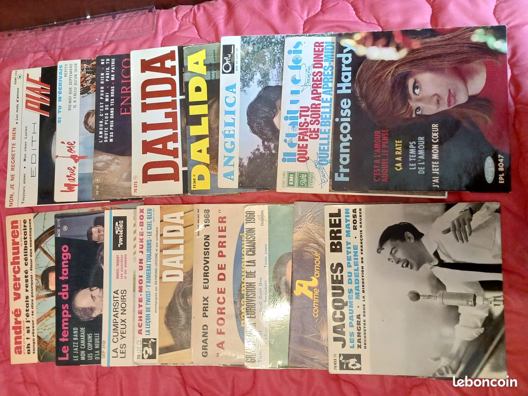 Lot de disques vinyl 45t divers artistes (image 4)