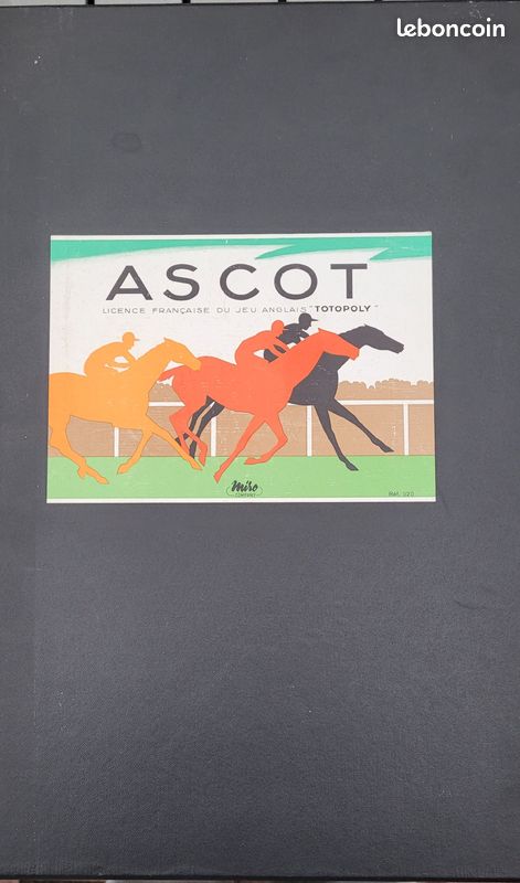 Jeu De Société Ancien ASCOT Totopoly - Courses De Chevaux Miro 1950