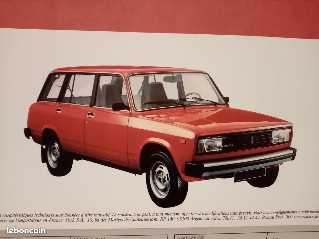 Catalogue LADA 1500 GL break - 09 / 1991 (image 5)