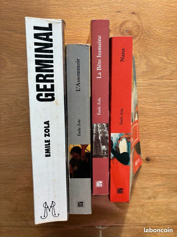 Lot 4 livres d’Emile Zola (image 3)