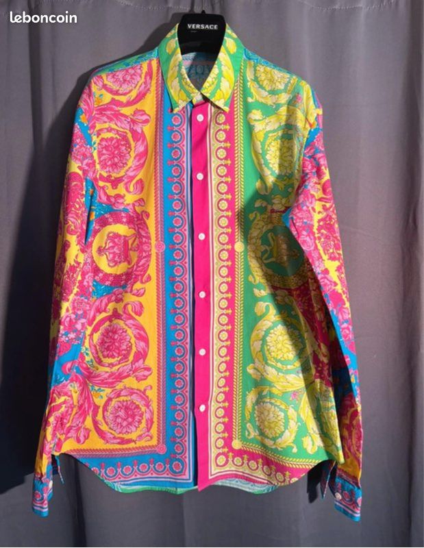 Chemise Versace baroque taille M 100% coton Vêtements