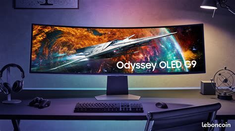 Écran PC Gaming 49" (multimédia) neuf SAMSUNG Odyssey OLED G9 G95SC DQHD 240Hz(Dalle Neuve) (image 1)