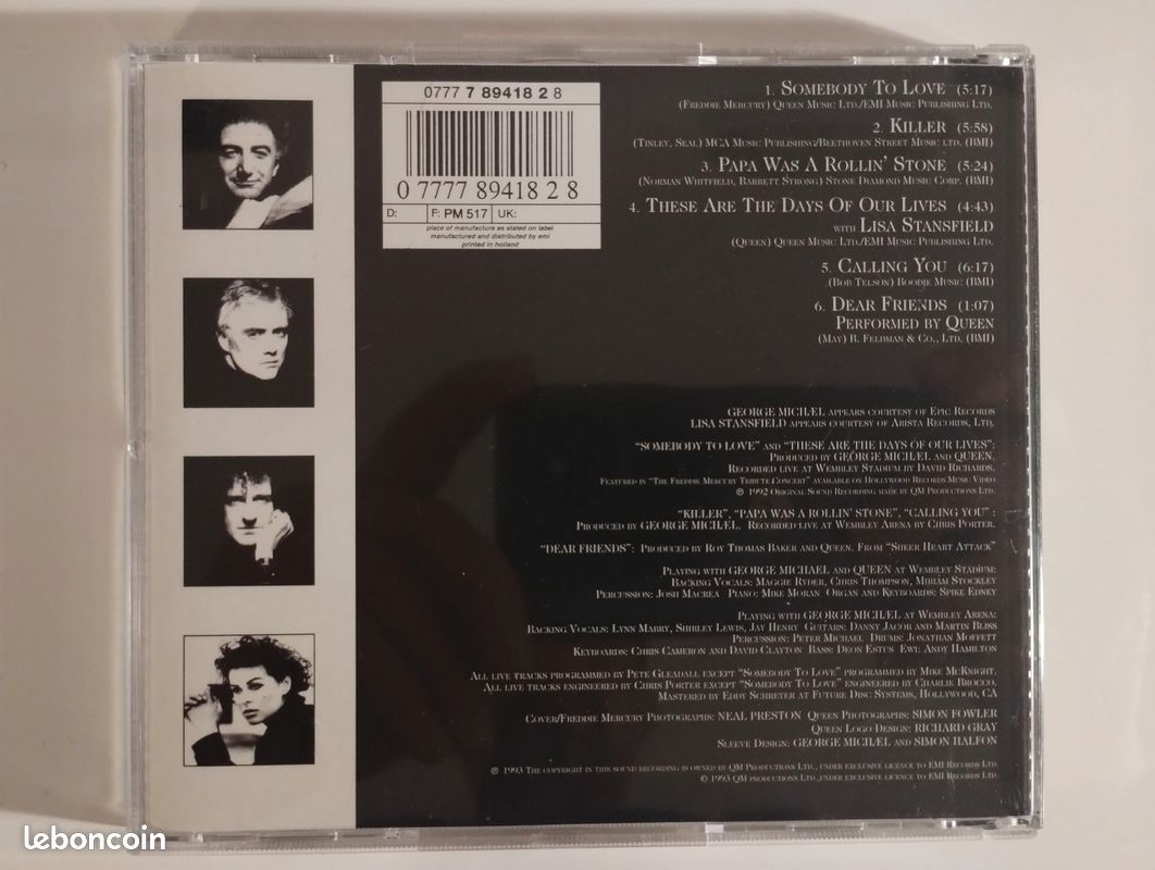Jeorge Michel and Queen cd (image 2)