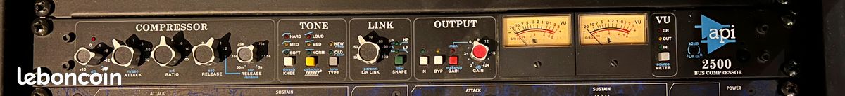 API 2500 – Bus Compressor stéréo – État exceptionnel (image 2)