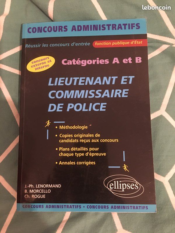 Livre « Lieutenant et commissaire de police » concours administratifs (image 1)