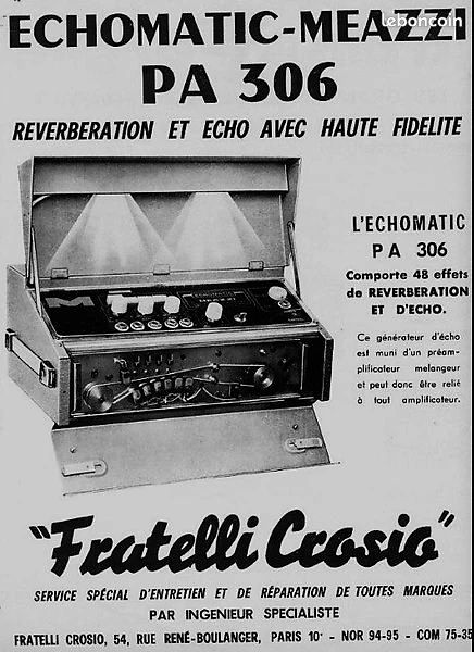 Chambre d'echo MEAZZI 1963 (image 1)