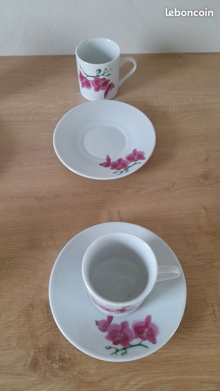 6 tasses orchidées (image 8)