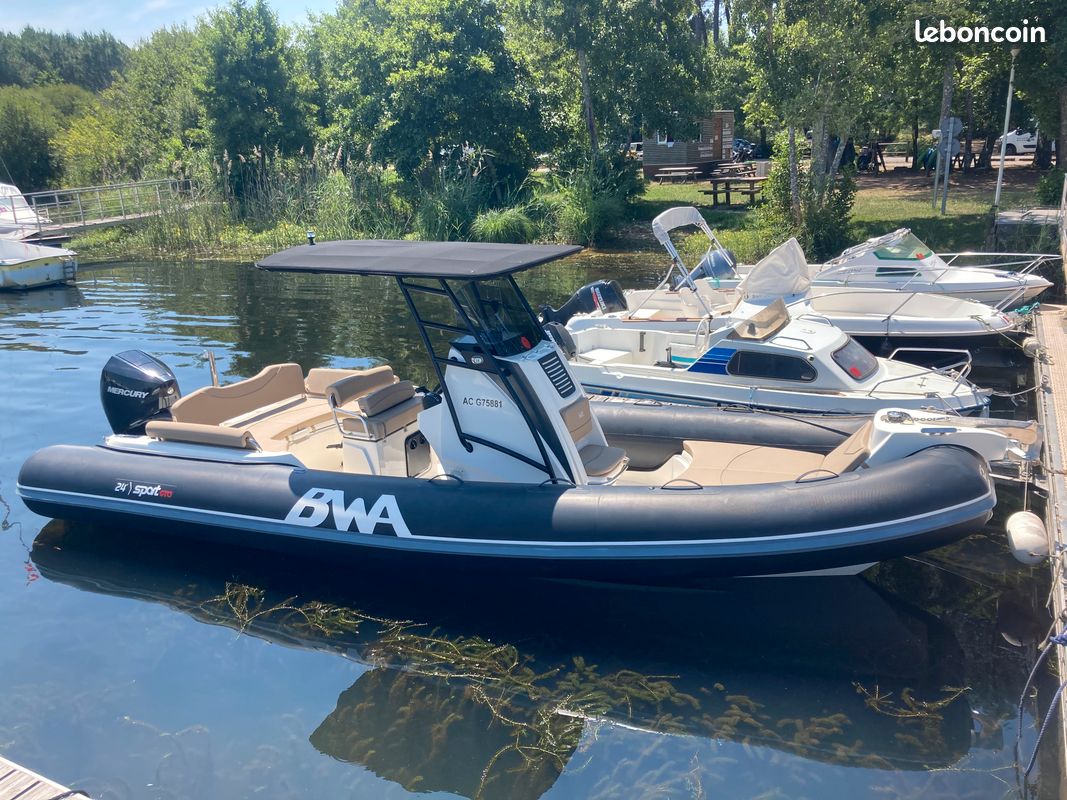 BWA 24 GTO EN PARFAIT ETAT + MERCURY 225cv V6 - 13 PERS. - TRANSPORTABLE (image 1)
