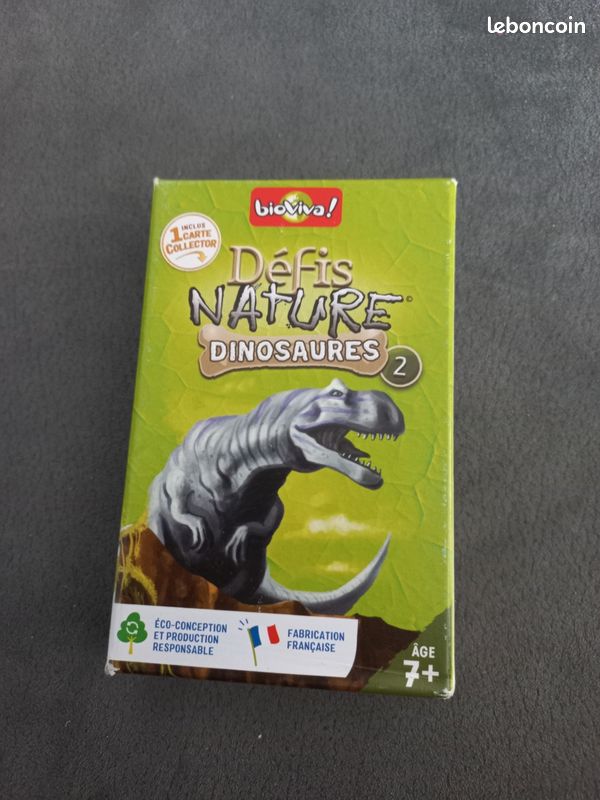 Bioviva Defis Nature Dinosaurs 2 Card Game - Battle & Learn About Prehistoric Animals