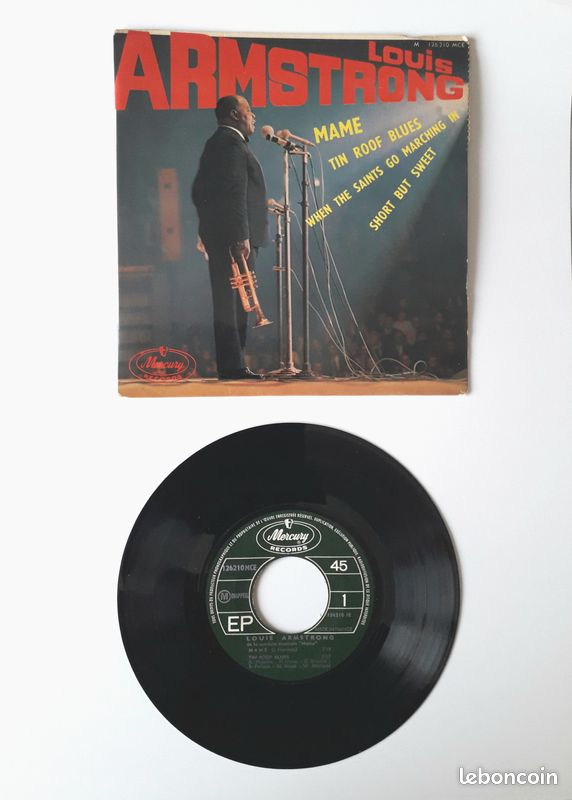 Louis Armstrong 45 tours EP Mercury 126 210 (image 1)