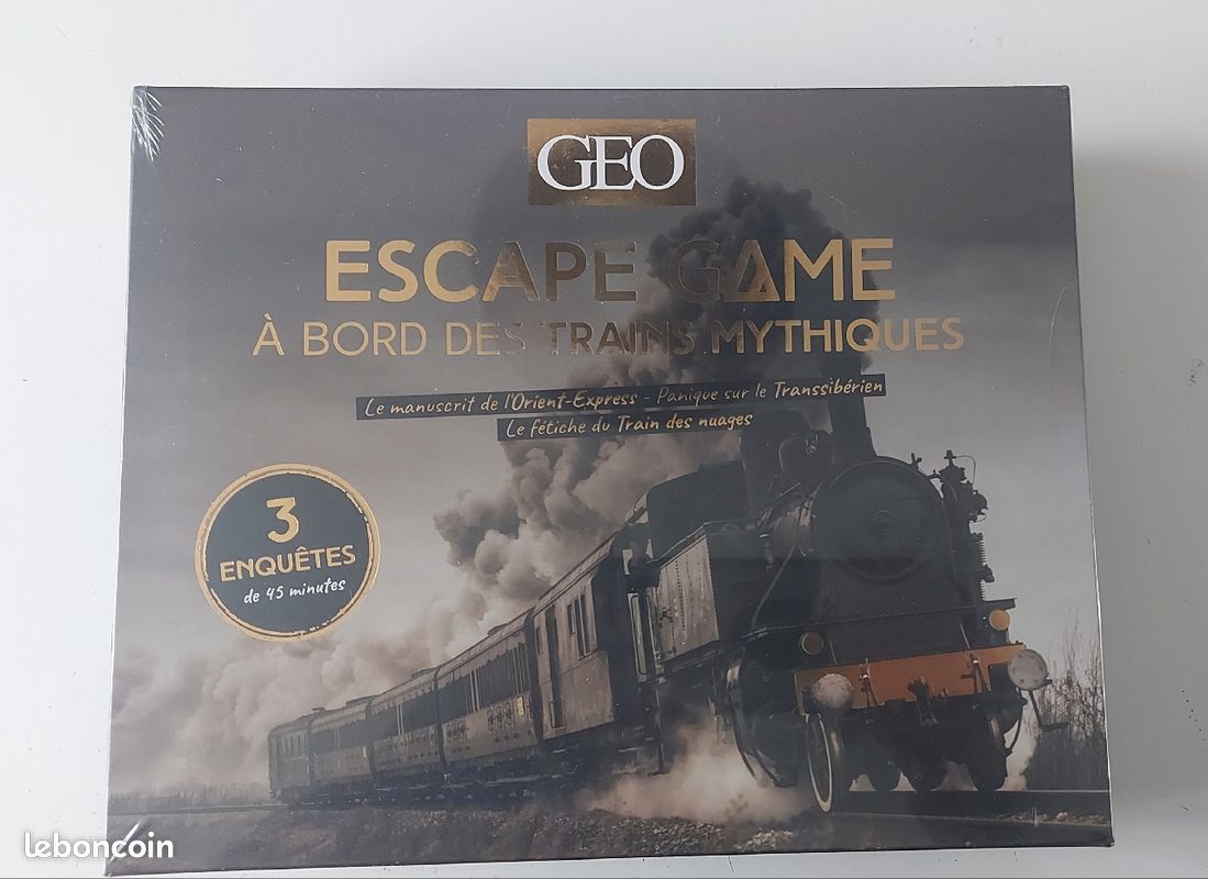 Escape game à bord des trains mythique - Jeux & Jouets