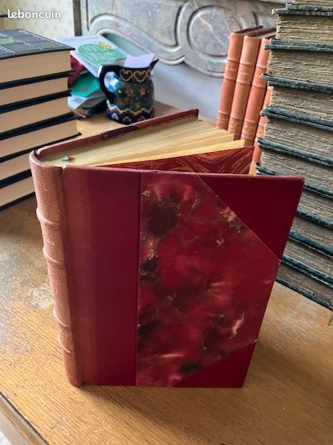 Alexandre DUMAS - La Dame de Montsoreau (3 volumes) et La Reine Margot (2 volumes) livres reliés (image 5)