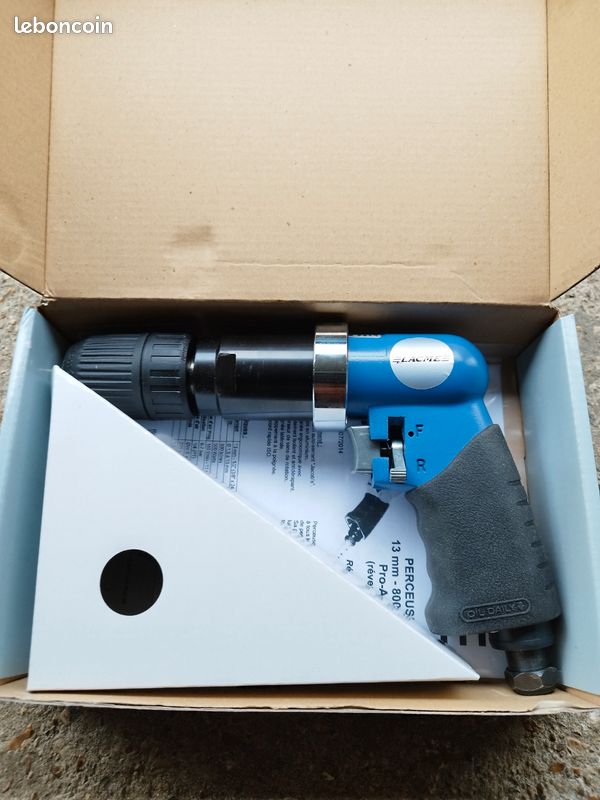 Perceuse Pneumatique Professionnelle Weikeya – Capacité 1,5–13 Mm – Alliage Aluminium – 900 Tr/min – Pour Atelier Machine Perçage Taraudage
