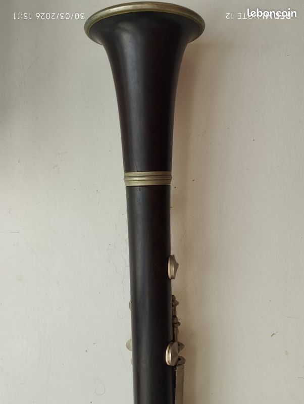 Jolie clarinette en bois ancienne (image 10)