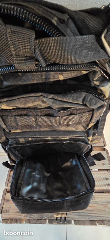 ZHMAO Sac à dos tactique de 3 L en camel pour randonnée, camping