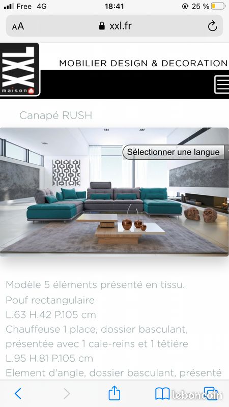 Canapé + 2 tables (image 6)