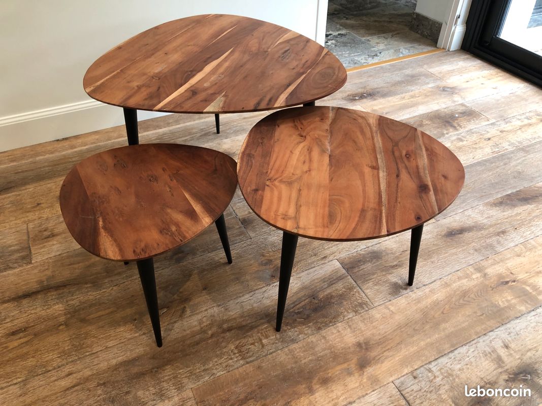 Tables gigognes bois (image 3)