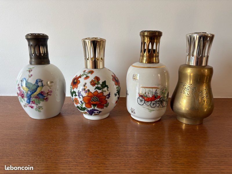 Lot De 7 Bouchons Anciens Pour Lampe Berger – Occasion