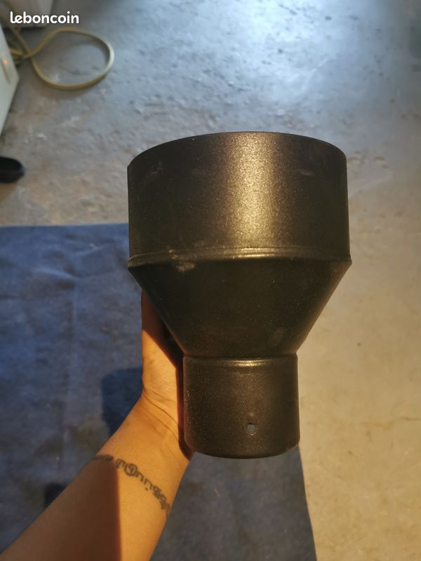 Réduction conduit poêle à granulés Ø 180/80 mm (image 2)