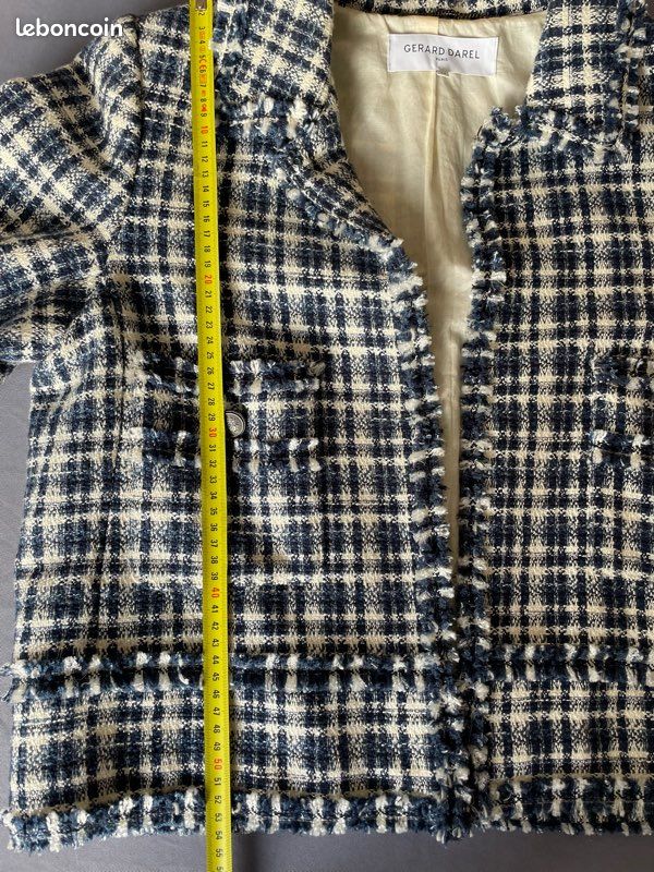 Veste Gérard Darel Taille 44 (FR) - Noir - Occasion Très Bon État - Pour Femme