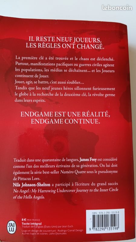 Endgame tome 1 et 2 (James Frey et Nils Johnson-Shelton) - (image 5)