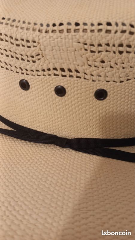 BROS VINTAGE EDDY. CHAPEAU COWBOY NOIR DUROFELT XX FOURRURE