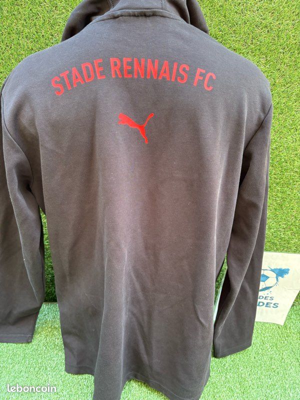 Sweat à capuche Stade Toulousain pour Homme Coton Bio Hoodie Noir