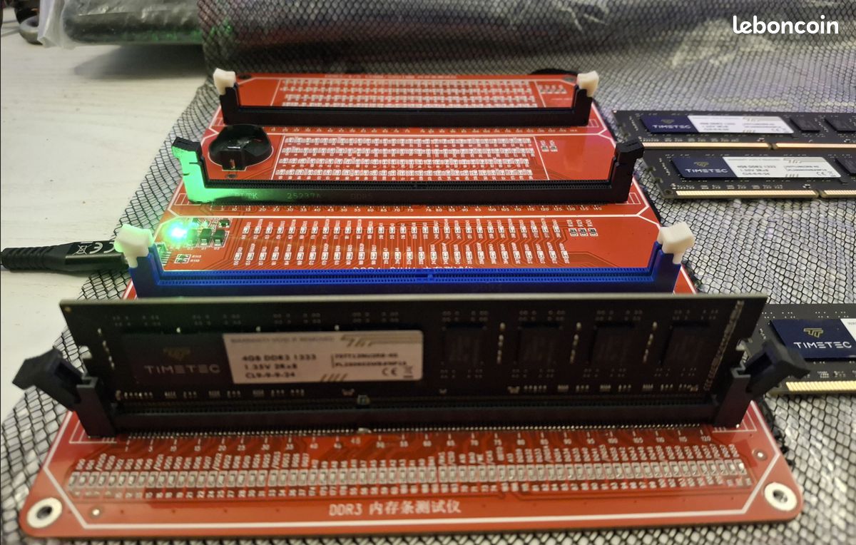 Timetec, 4 barrettes (UDIMM) RAM DDR3 - 16 Go (4x 4 Go), DDR3-1333, CL9-9-9-24, 1.35, Non-ECC (image 7)