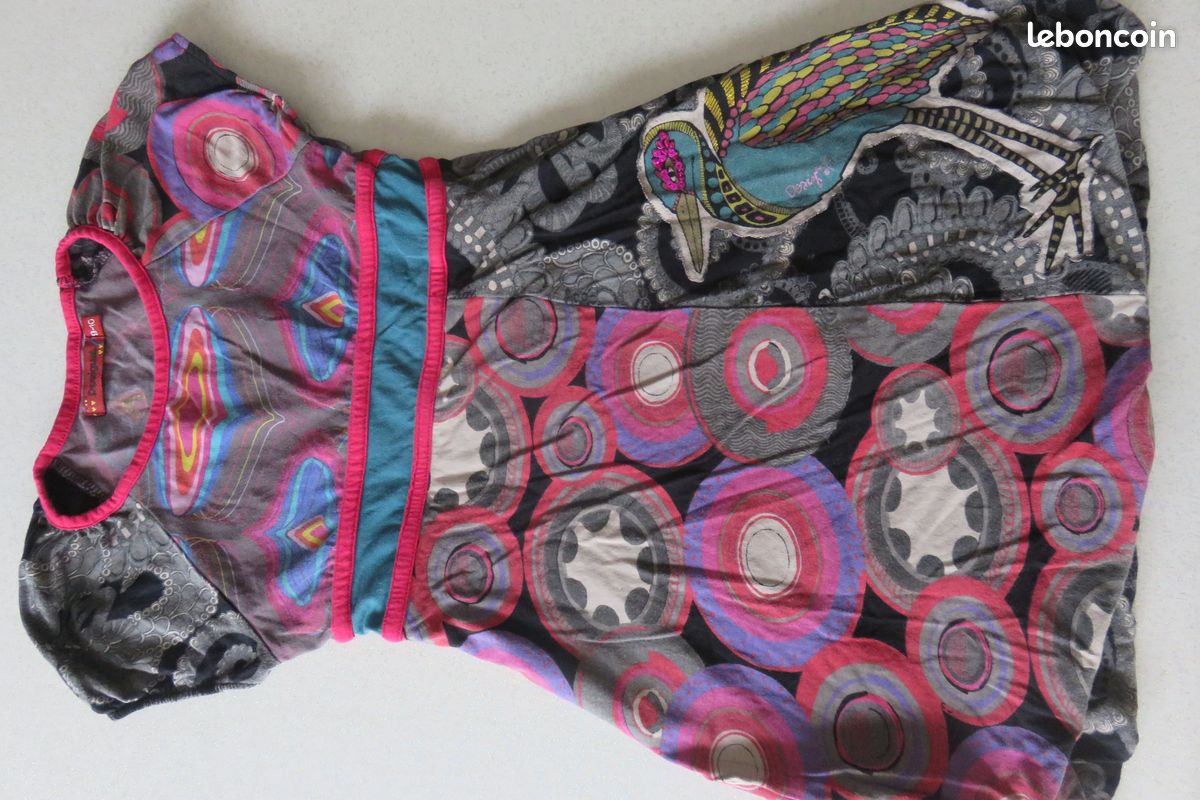 Robe tunique desigual 9/10 ans virg (image 1)