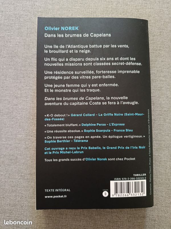 Livre "Dans les brumes de Capelans" (image 2)