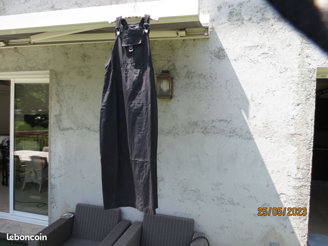 Robe_salopette noire Kiabi (42) (image 1)