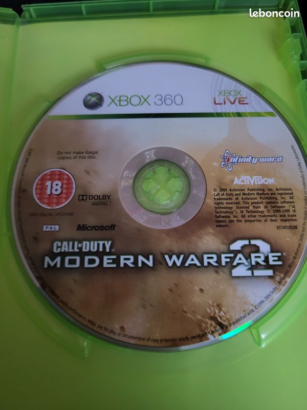 Jeu "CALL OF DUTY Modern Warfare 2" sur XBOX 360 (image 3)