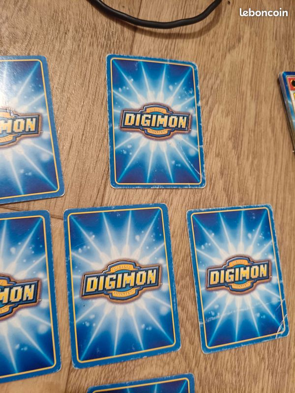 Lot de 16 cartes Digimon jaune Cartes en français De état moyen à très bon état (image 9)