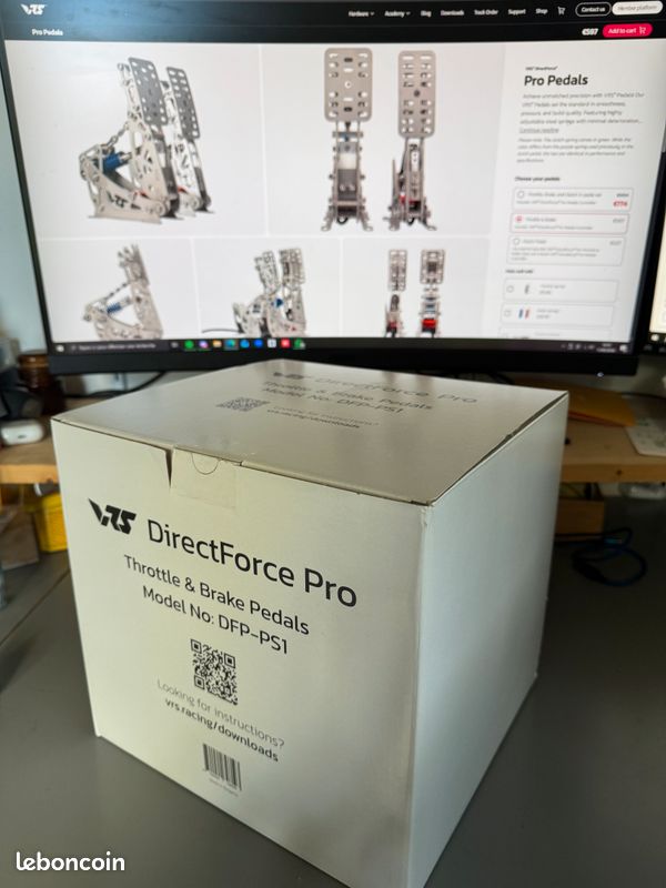 VRS DirectForce Pro Pedals - Pédales de simracing (image 3)