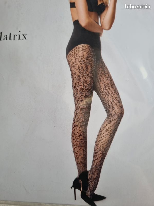 Collant Wolford modèle Matrix couleur black/matrix taille XS neuf (image 3)