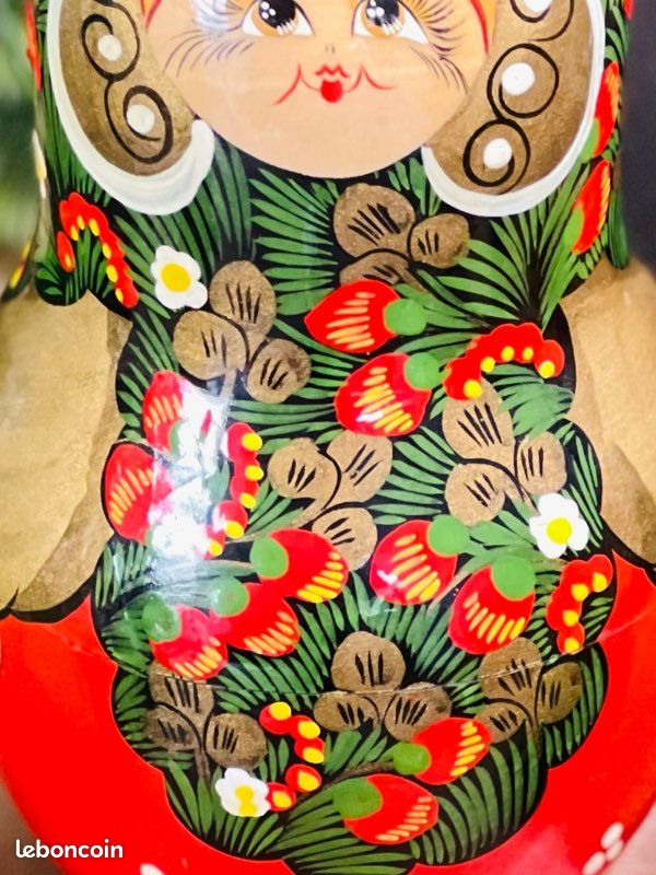 YAKELUS – Poupées Russes Matriochka 10 Pièces – Faites Main En Bois De Tilleul – Artisanat Traditionnel