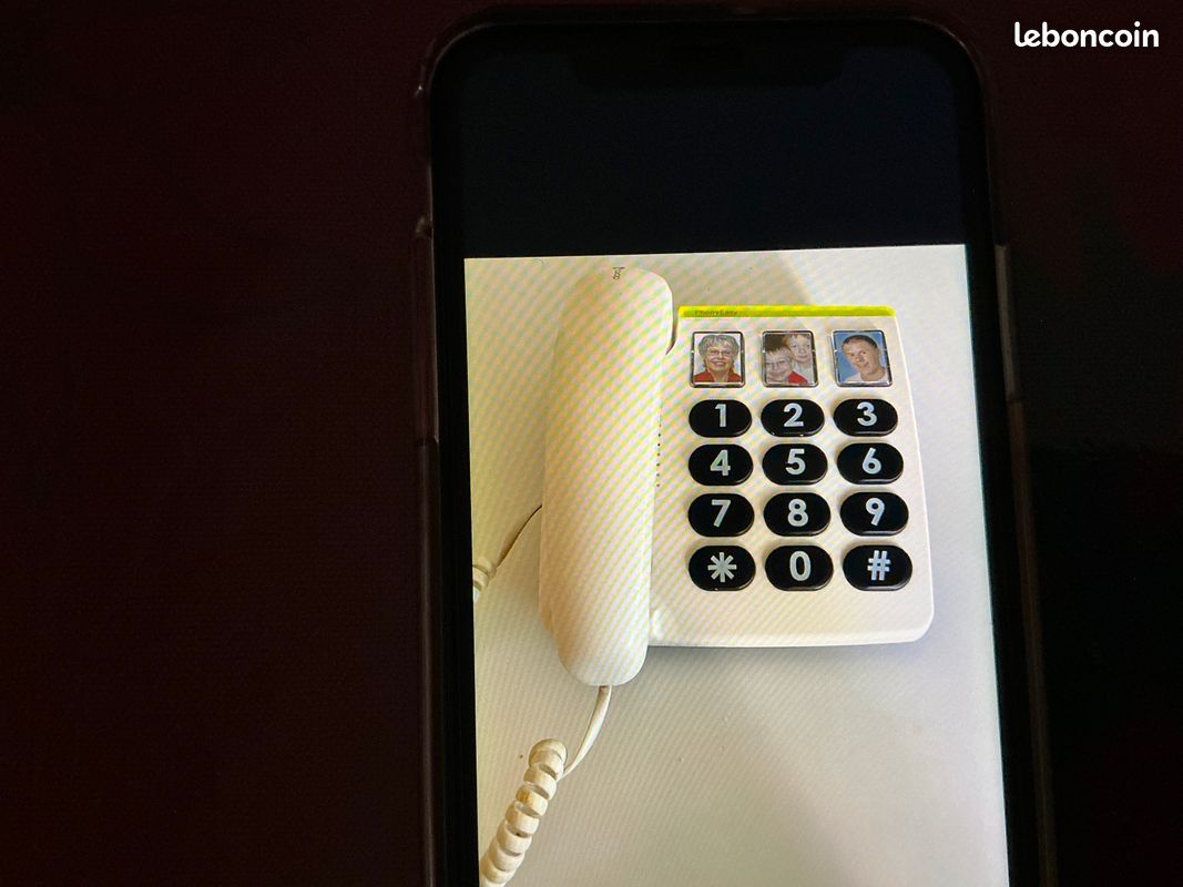 Téléphone grosses touche filaire (image 3)