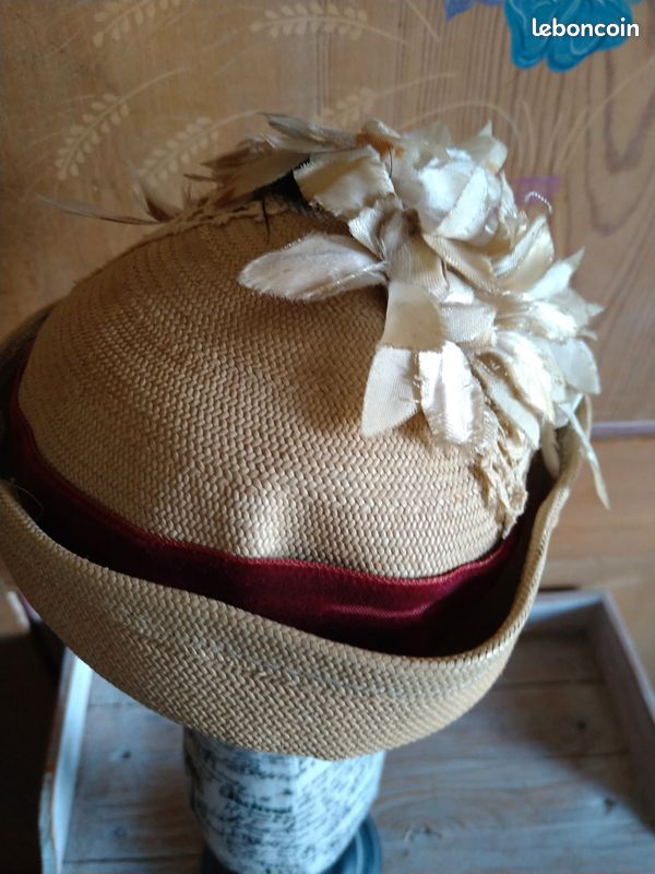 Ancien ensemble blanc pour Poupée Jumeau | Cape, bonnet et robe