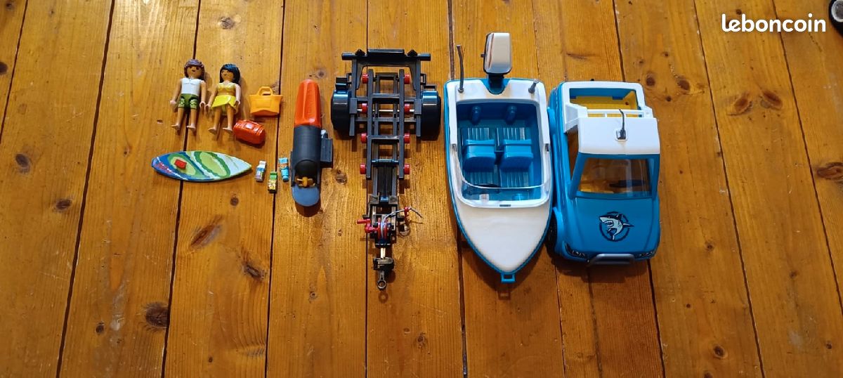 Playmobil Family Fun Coche Con Lancha Playmobil Playmobil Coche