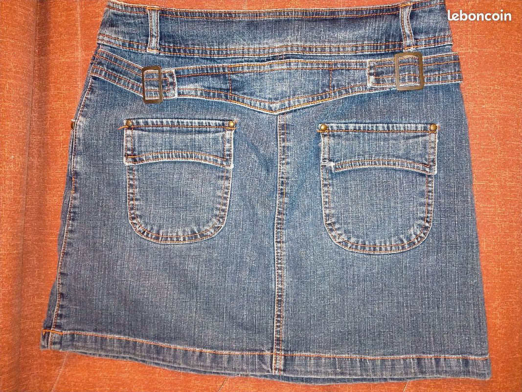 Mini jupe en jeans (image 2)
