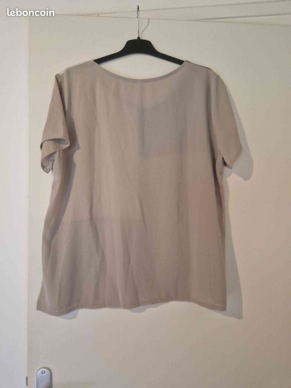 Top femme beige taille 42 (image 4)