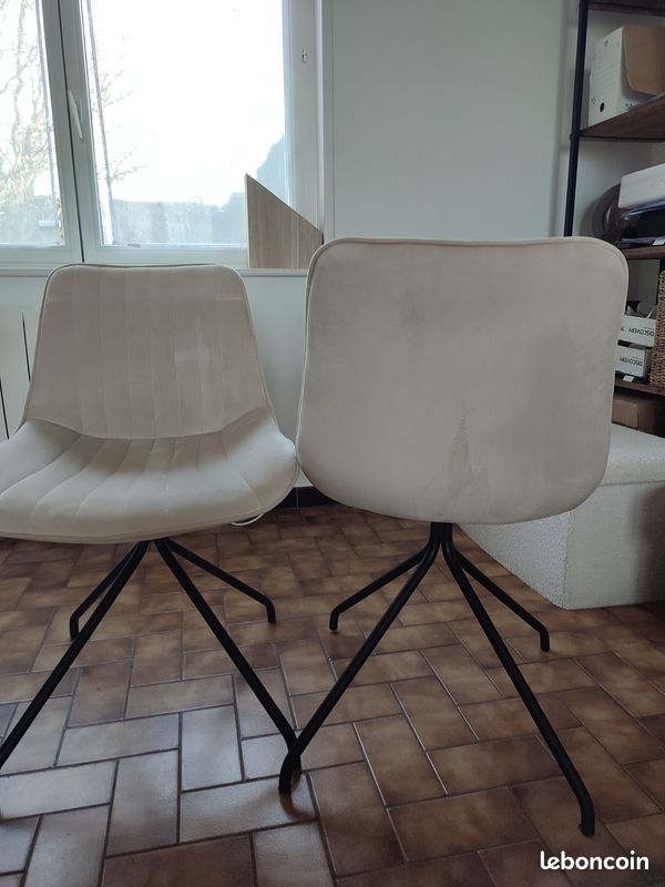 Chaises velours Zoli99 (image 4)