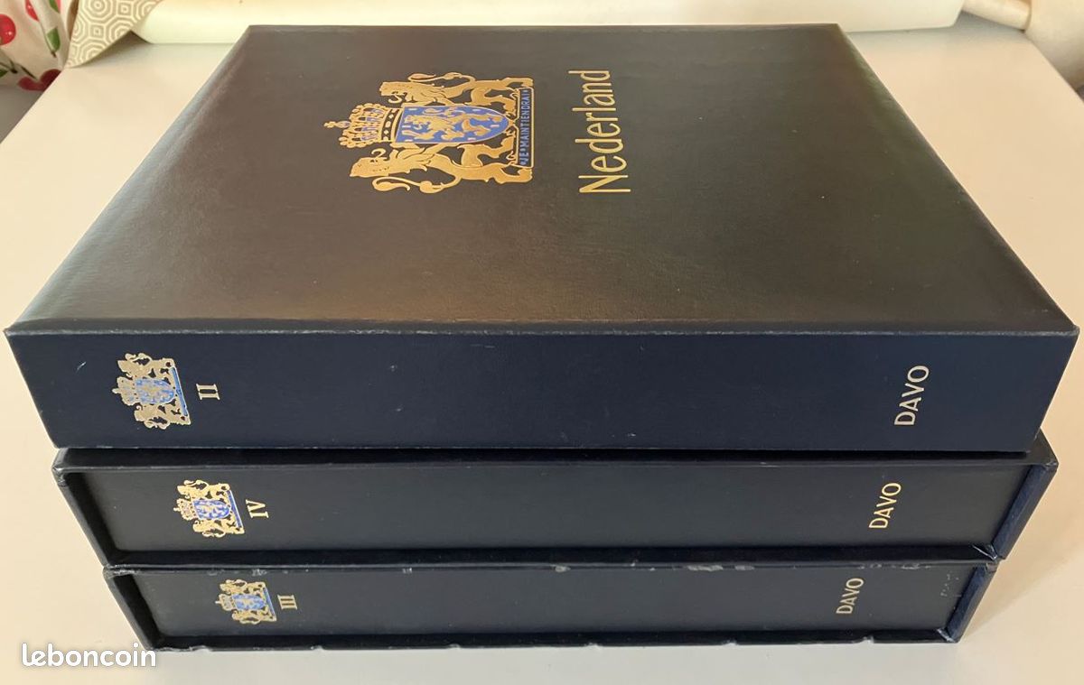 3 albums DAVO NEDERLAND avec timbres non oblitérés (PAYS BAS NETHERLANDS ) (image 1)