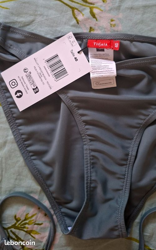 Bas maillot slip de bain taille haute Rhodes Lisca - Réservoir Mode